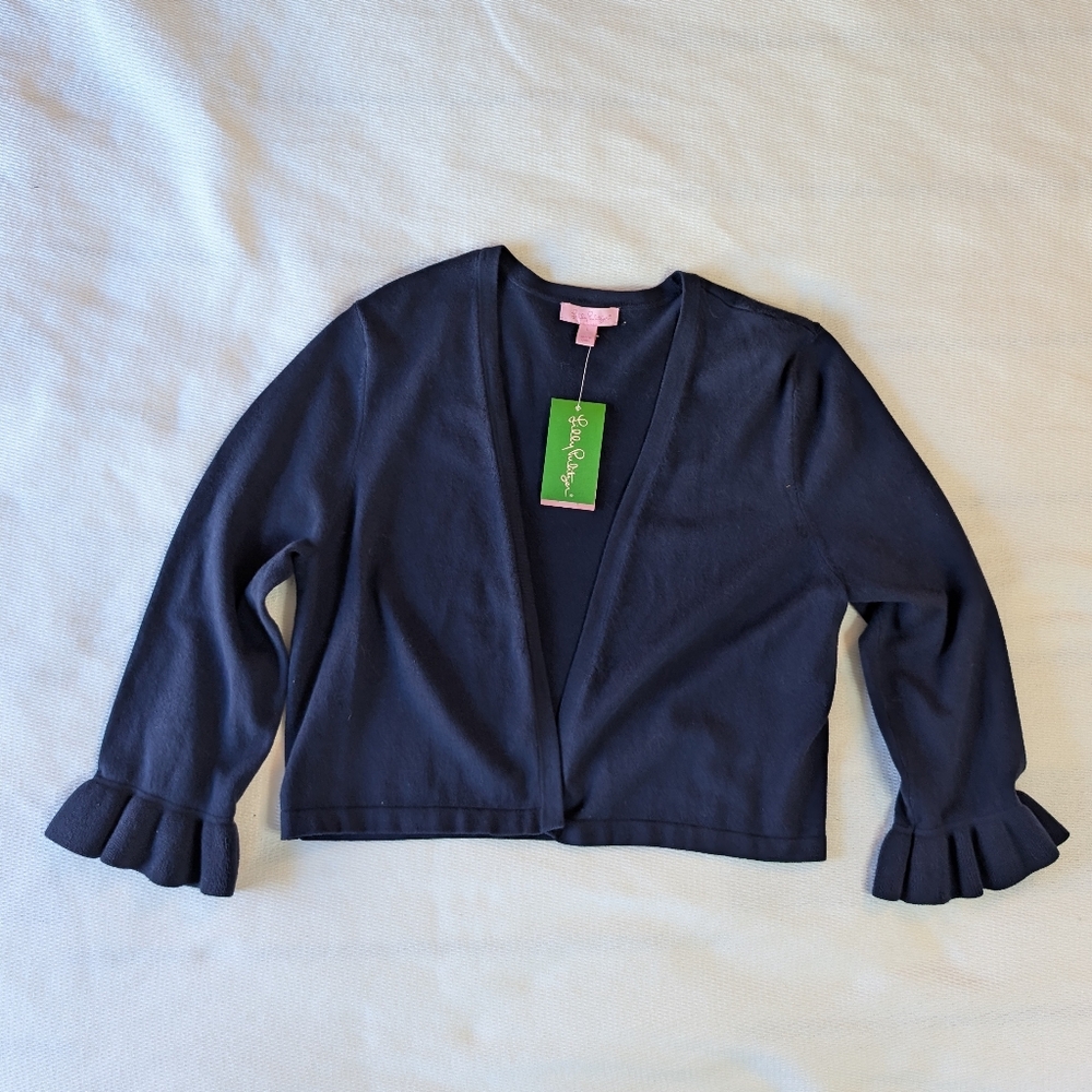 Lilly Pulitzer Deep Blue Cardigan